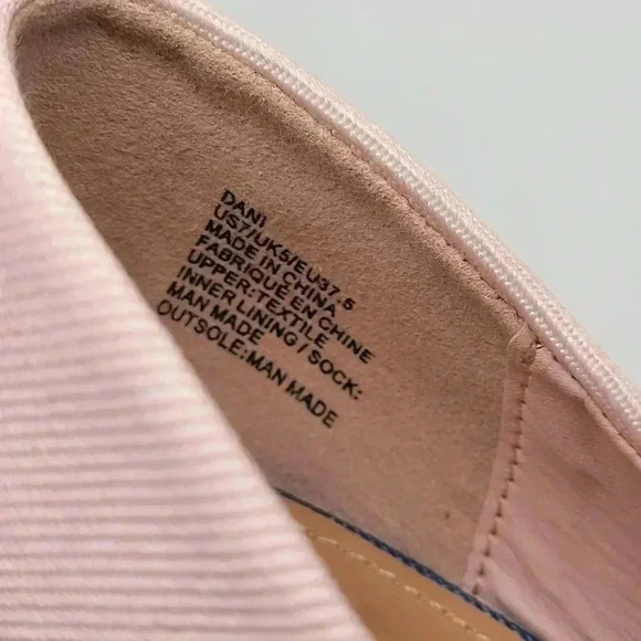 ShoeDazzle High Heels Pumps Denim Size 7.5 Light BLUE SOFT PINK Stiletto Pointed - Picture 8 of 12